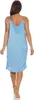 Damen Nachthemd Sleepshirt Nachtwäsche Sommer ohne Ärmel; Produktbild-Vorschau 2