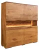 riess-ambiente Highboard GRAND 120cm braun massives Produktbild-Vorschau 12