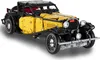A yellow and black vintage-style building block car. Náhľad obrázku produktu