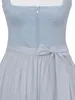 Dirndl Rimsting 70cm Länge babyblau 46 Produktbild-Vorschau 2