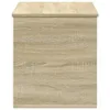 vidaXL Truhla Sonoma dub 100x42x46 cm materiál na bázi Náhled obrázku produktu 5