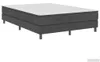 vidaXL Boxspringbedframe, grijs, stof, 160x200 cm Productafbeelding-voorbeeld 1