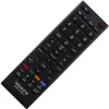 A black remote control is shown against a white background. Produktbild-Vorschau