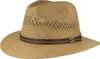 Luftiger Gartenstrohhut Traveller mit Kunstlederband von Hut-Breiter in beige Produktbild-Vorschau