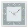 AMS W9573 Wanduhr mit facettiertem Spiegelglas blaugrau Produktbild-Vorschau 1