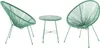 home24 Sitzgruppe - 3-teilig - Stahl / Polyrattan Produktbild-Vorschau 2