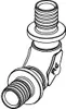 TECEflex Bogen 90Grad Rotguss, druckverlustoptimiert 16mm Anteprima dell’immagine prodotto 3