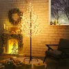 vidaXL LED-Baum mit Kirschblüten Warmweiß 200 LEDs 180 cm Produktbild-Vorschau 2