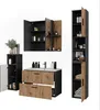 Badmöbel-Set Vicco Irma Anthrazit/Goldkraft Eiche 5 Teile, Produktbild-Vorschau 5