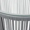 vidaXL 3-częściowy zestaw bistro z poduszkami rattan PVC Podgląd zdjęcia produktu 2