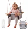 Babyschaukel Holz mit Sicherheitsgurt | Produktbild-Vorschau 1