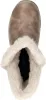 Top-down view of a single boot with faux fur lining. Voir les images du produit