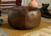 CHESTERFIELD Serie Sitzhocker aus Büffelleder, formstabil, Produktbild-Vorschau 2