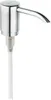 A chrome soap pump with a clear plastic tube. Anteprima dell’immagine prodotto