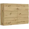 Komoda 120 cm, 6 zásuviek, skriňa FRAMIRE R-120 artisan Náhľad obrázku produktu 1