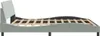 vidaXL Bettgestell "Dover" Hellgrau 180x200 cm Samt Produktbild-Vorschau 5