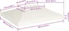 vidaXL Toit de pavillon 310 g/m² 4x3 m blanc crème Voir les images du produit 5