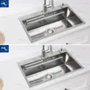 Cecipa Edelstahlspüle 70x45 cm Küchenspüle mit Stufe & Produktbild-Vorschau 8