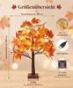 Herbstdeko Ahornblatt Lichterbaum mit 24 LEDs – 60cm LED Produktbild-Vorschau 3