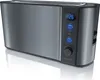 A modern toaster with a digital display and control buttons, shown on a reflective white surface. Anteprima dell’immagine prodotto
