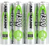 4 batterie ricaricabili ANSMANN maxE Mignon AA 1.300 mAh Anteprima dell’immagine prodotto 3