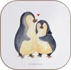 Mr. & Mrs. Panda grill untersetzer Pinguin umarmen - Weiß - Produktbild-Vorschau 1