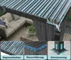 400 x 400 cm Aluminium Lamellendach Sevilla Anthrazit mit Produktbild-Vorschau 3