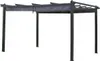 Aluminiumpergola mit ausziehbarem Dach - 3 x 4 m - Produktbild-Vorschau 1