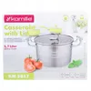 KAMILLE Topf LOPEZ Edelstahl TOPF 5,7 l Induktion Kochtopf Produktbild-Vorschau 16