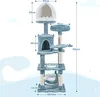 Yaheetech Kratzbaum Katzenbaum Ozean-Stil 155 cm H mit Produktbild-Vorschau 3