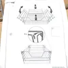Kovový koš pod kuchyňskou desku Náhled obrázku produktu 4