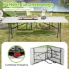 Sekey 180 cm Klapptisch Buffettisch Gartentische Produktbild-Vorschau 5