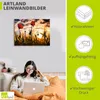 ARTland Leinwandbild Mohnblumen im Sonnenuntergang Größe: Produktbild-Vorschau 2