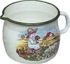 Karl Krüger Milchtopf GÄNSEKIND 14 cm Emaille weiß mit Produktbild-Vorschau 6