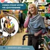 Rollateur avec panier Mobiclinic Déambulateur Sac à Voir les images du produit 6