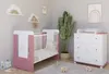Babybett, Gitterbett mit Matratze & Kleiner Teddybar Gravur Produktbild-Vorschau 4