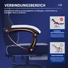 Aiibot Gaming Chair Chaise de bureau ergonomique Chaise de Voir les images du produit 3