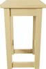 Rustikálne 55 cm | Lakovaná borovica Teak Stolička Sedadlo Náhľad obrázku produktu 2