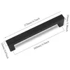 10 Stück Möbelgriffe, Schwarz 160mm lochabstand Produktbild-Vorschau 2