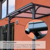 Haustürvordach Vordach Aluminium Polycarbonat Überdachung Produktbild-Vorschau 5