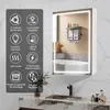 Puluomis spiegelkast voor de badkamer met 3-kleurige, Productafbeelding-voorbeeld 10