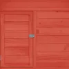 vidaXL Kurnik biało-czerwony 150x96x110 cm z litego drewna Podgląd zdjęcia produktu 5