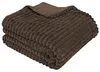 Kuscheldecke, 100% Polyester, 150x200 cm, braun Produktbild-Vorschau 1
