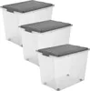 3er Set Box 70 l COMPACT, Farbe:Anthrazit Produktbild-Vorschau 1