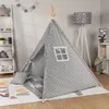 Tipi Kinderzelt für Kinderzimmer Zelt Spielzimmer Indoor Produktbild-Vorschau 1