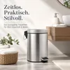 Pojemnik na kosmetyki ze szczotkowanej stali nierdzewnej 3L Podgląd zdjęcia produktu 9