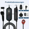 Puluomis Mobile Wallbox 11kW Ladekabel 7m Typ 2/CCS, 2 in 1 Produktbild-Vorschau 4