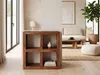 FineBuy Standregal Sheesham Massivholz 82 cm hoch 4 Böden Produktbild-Vorschau 4