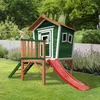 HOME DELUXE Spielhaus auf Stelzen PINO inkl. Rutsche - Grün Produktbild-Vorschau 2