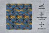 MuchoWow® Mauspad Mousepad Muster - Gepard - Federn 20x20 Produktbild-Vorschau 3